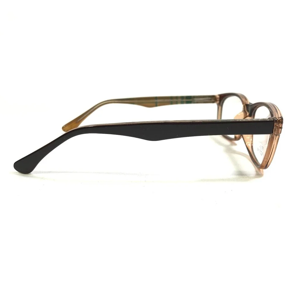 SMART Eyeglasses Frames S7124 BROWN/CRYSTAL Rectangular Full Rim 53-17-145